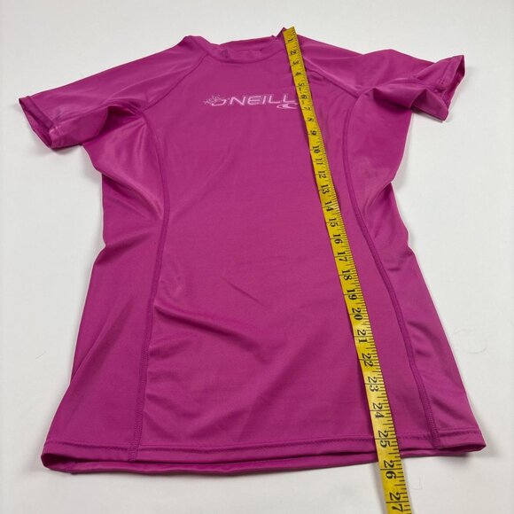 ONEILL Rashguard Womens L Pink UPF 50 Short Sleeve Swimwear - Picture 4 of 7